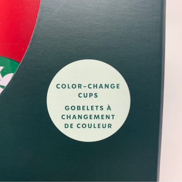 Starbucks Color-Changing Reusable Hot Cups Set of 6 with Lids New - Picture 6 of 8